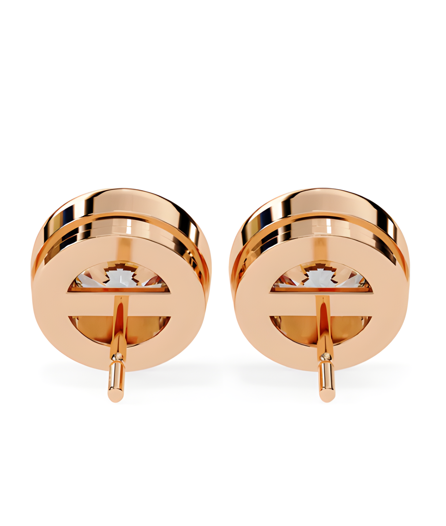 LGD Solitaire Ear Studs (2.20 cts) Round Stone DCER-5