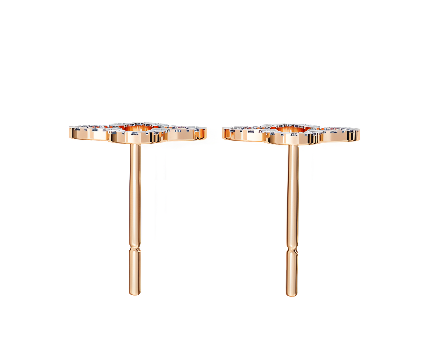 LGD Solitaire Ear Studs (0.25 cts) Round Stone DCER-10