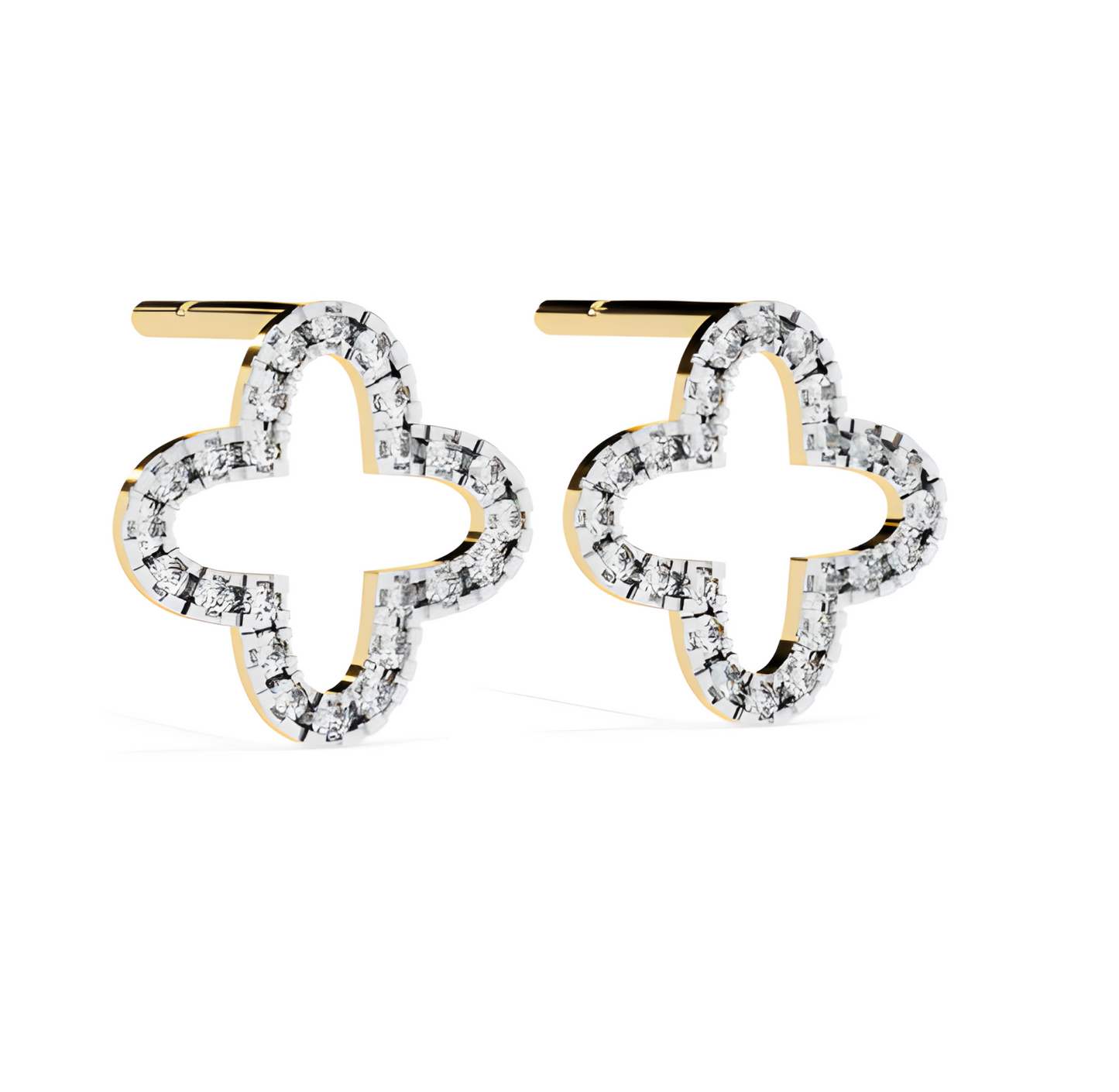 LGD Solitaire Ear Studs (0.25 cts) Round Stone DCER-10