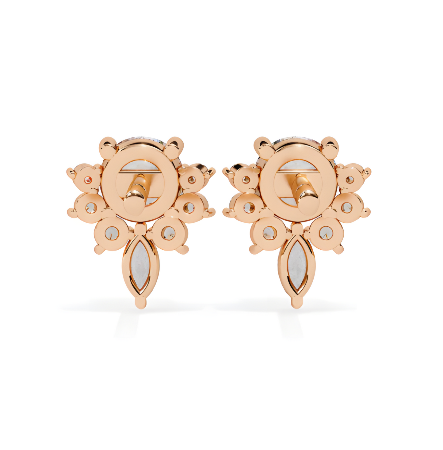 LGD Solitaire Ear Studs (0.70 cts) Round Stone DCER-27