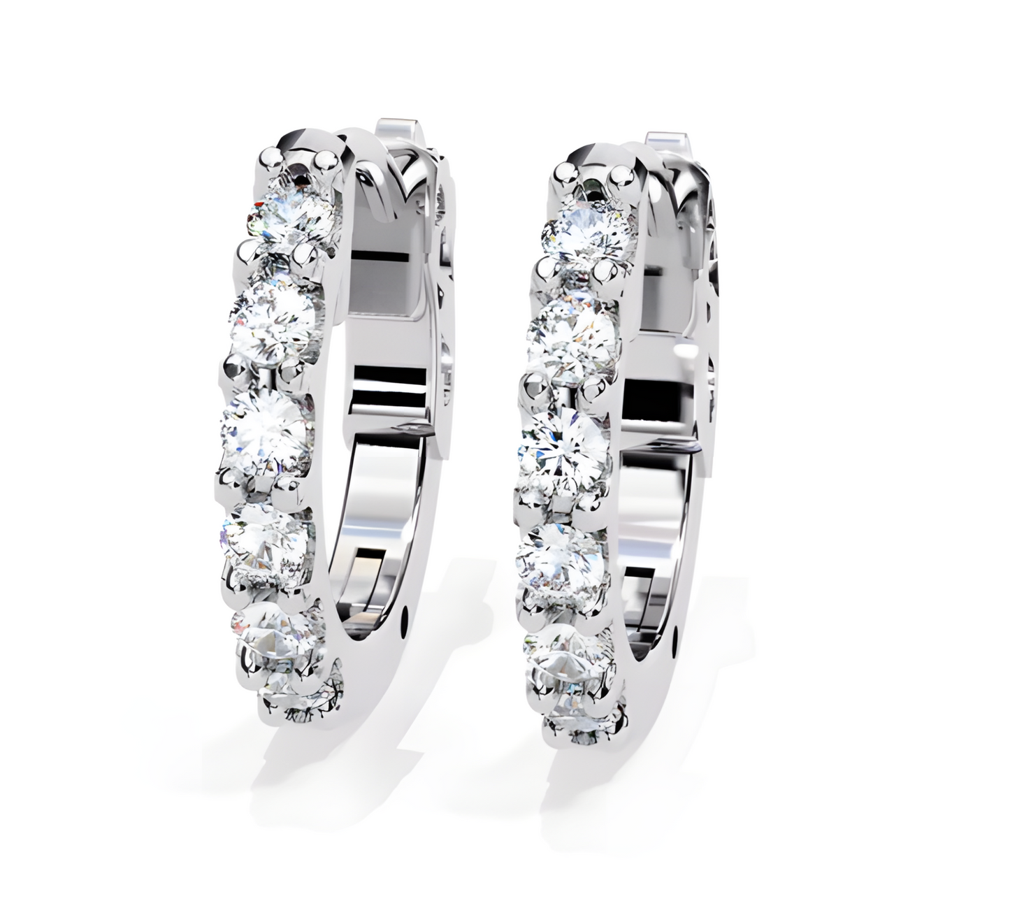 LGD Solitaire Ear Studs (0.36 cts) Round Stone DCER-31