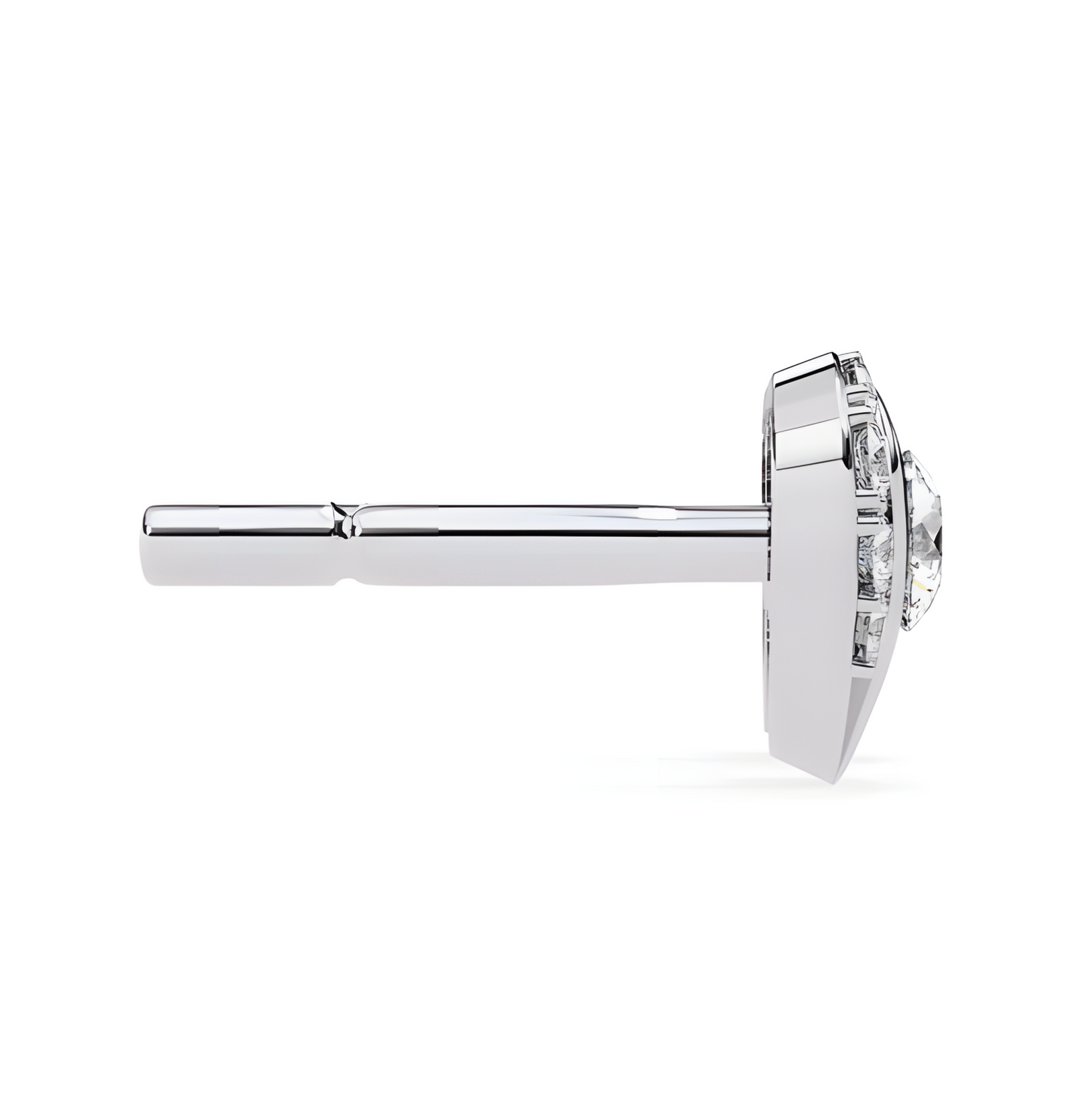 LGD Solitaire Ear Studs (1.00 cts) Round Stone DCER-38