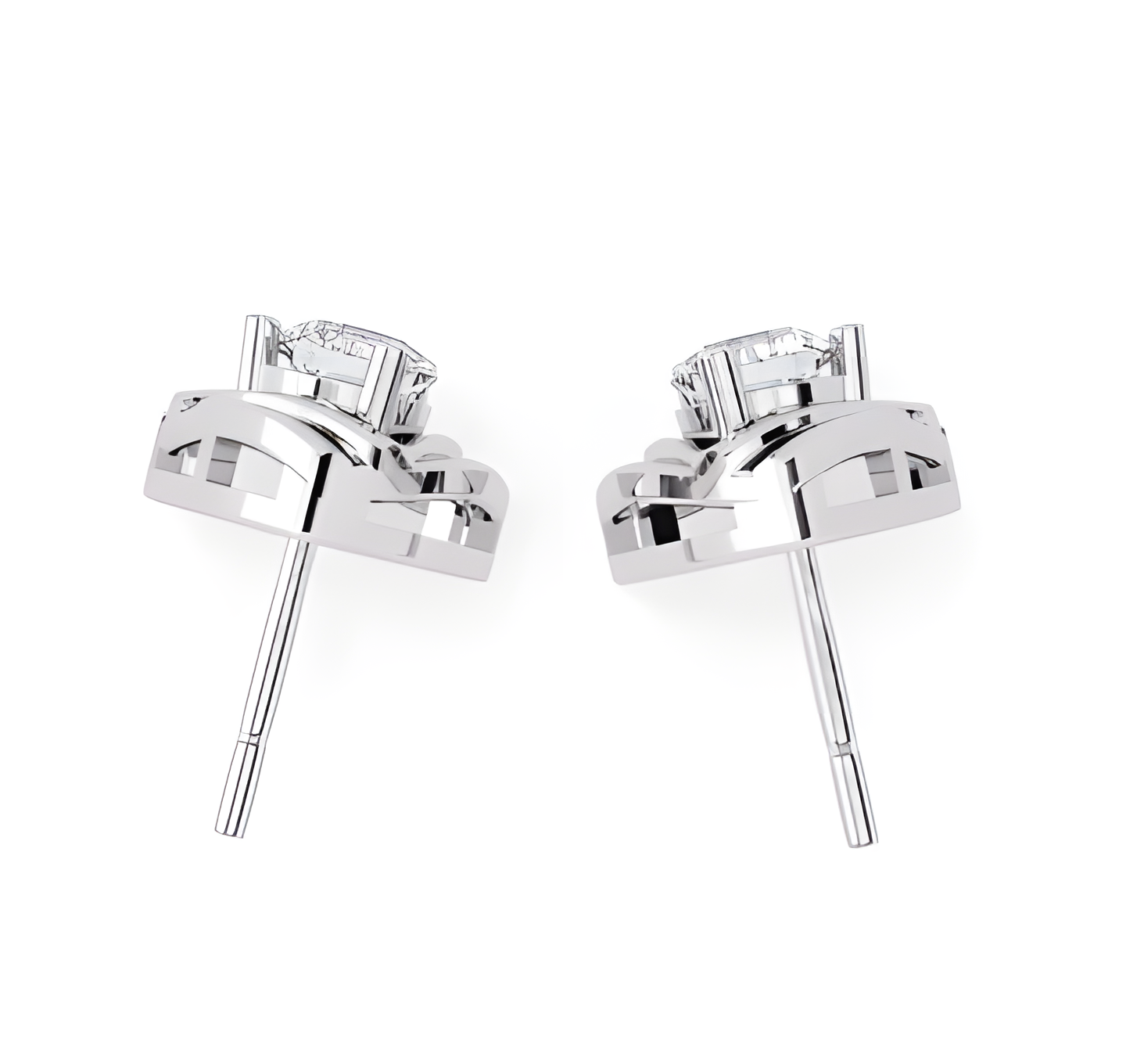 LGD Solitaire Ear Studs (0.60 cts) Round Stone DCER-41