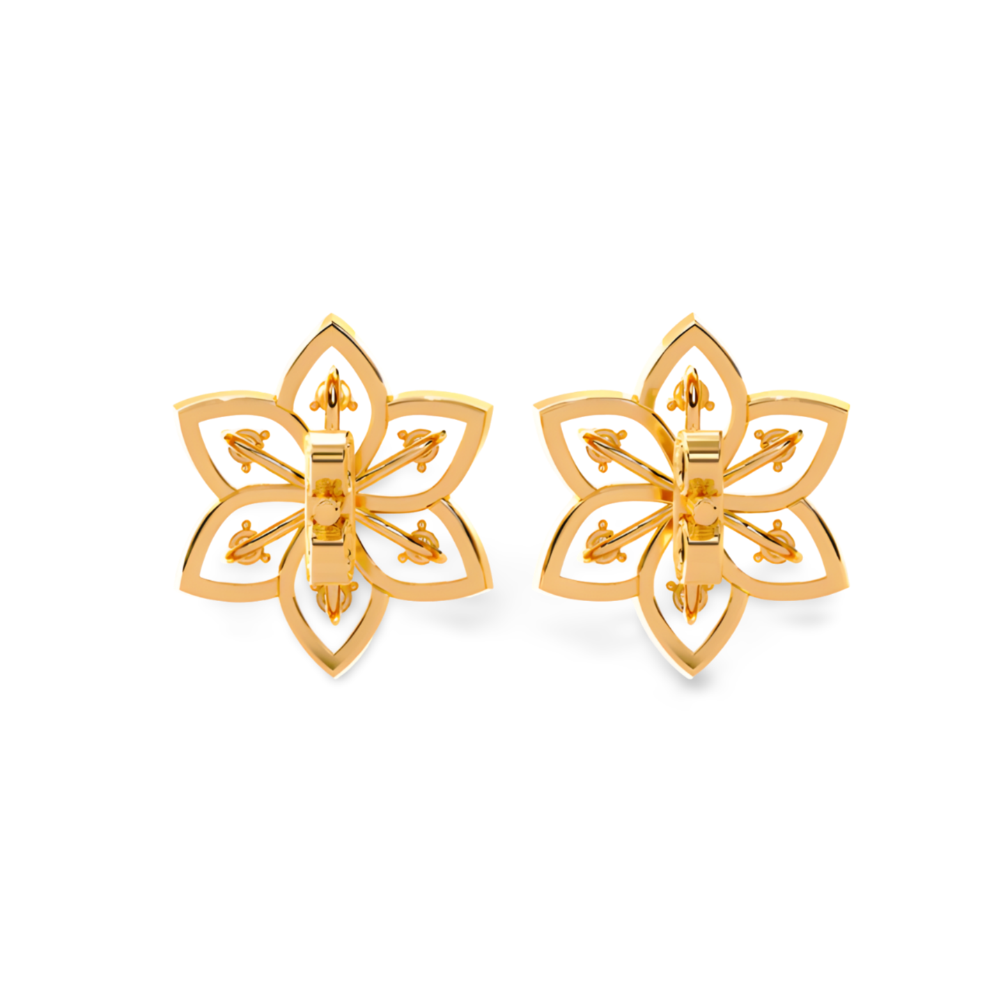 LGD Solitaire Ear Studs (0.12 cts) Round Stone DCER-42