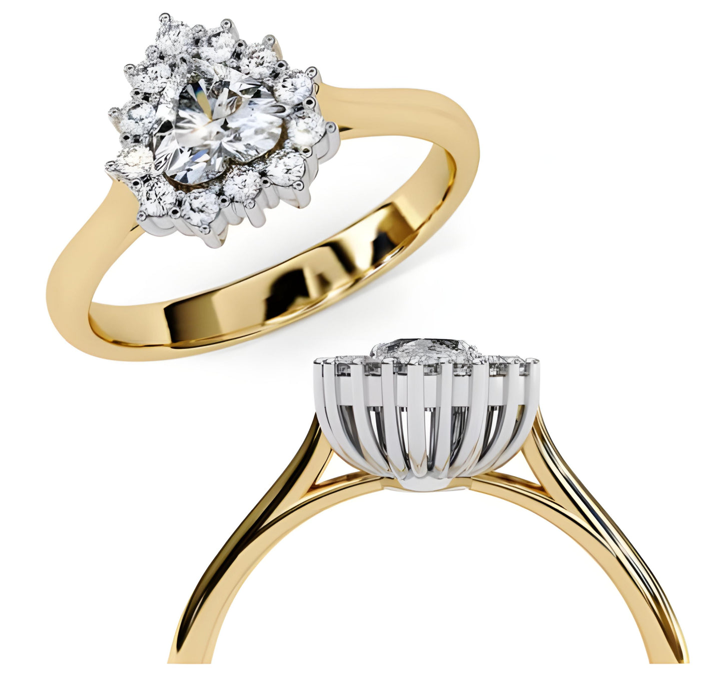 LGD Ring Heart Solitaire (1.86 cts) In 14K Gold