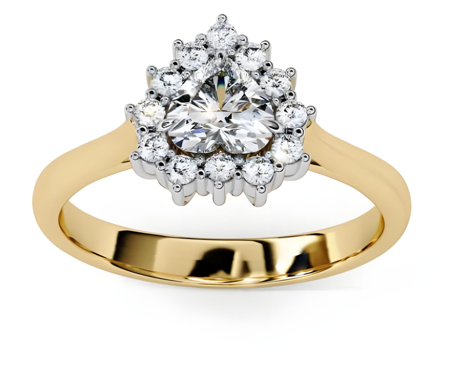 LGD Ring Heart Solitaire (1.86 cts) In 14K Gold
