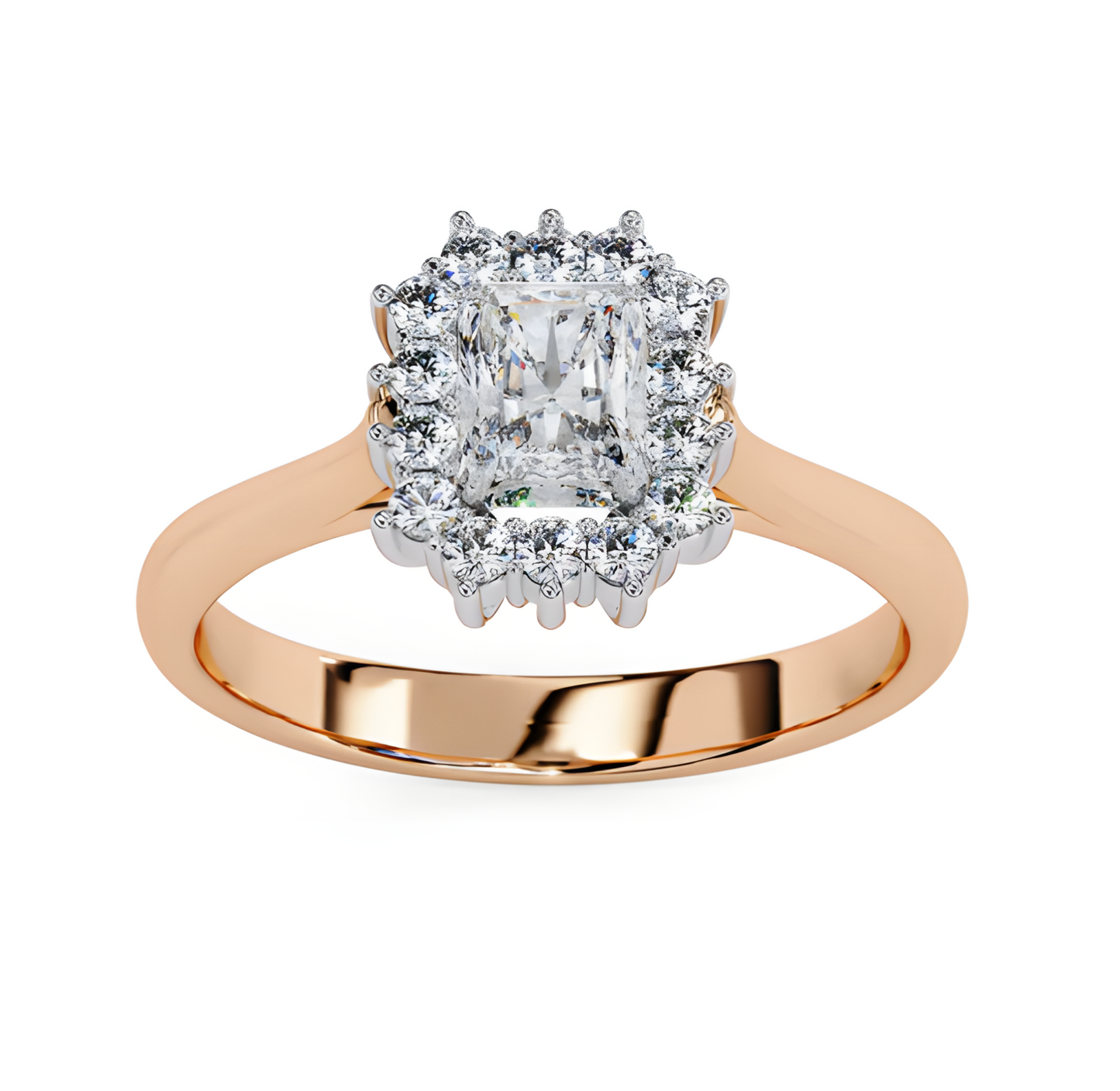 LGD EmeRald Diamond Solitaire (1.78 Ct) 14k Gold