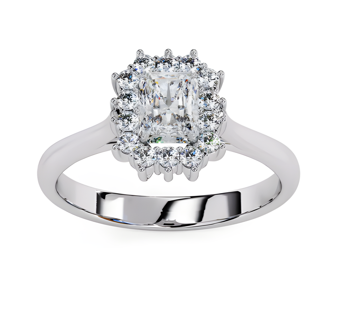 LGD EmeRald Diamond Solitaire (1.78 Ct) 14k Gold