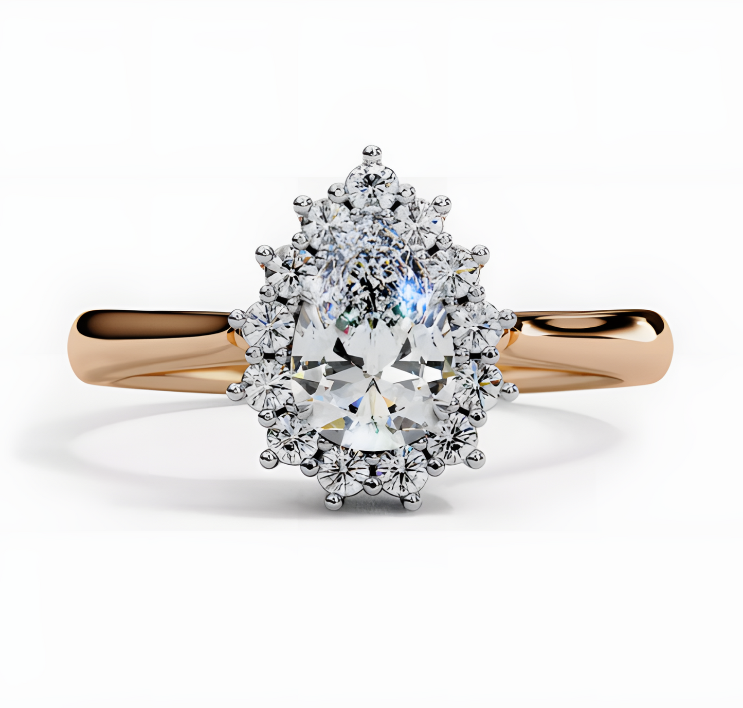 LGD Pear Diamond Solitaire (1.51 Ct) 14k Gold