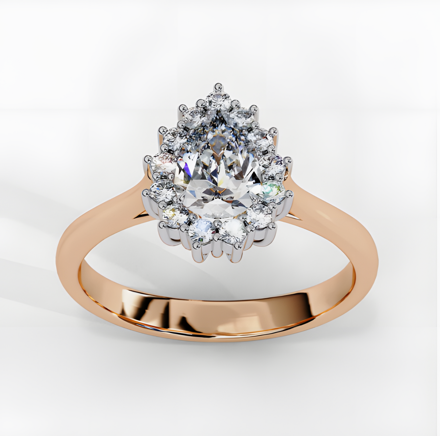LGD Pear Diamond Solitaire (1.51 Ct) 14k Gold