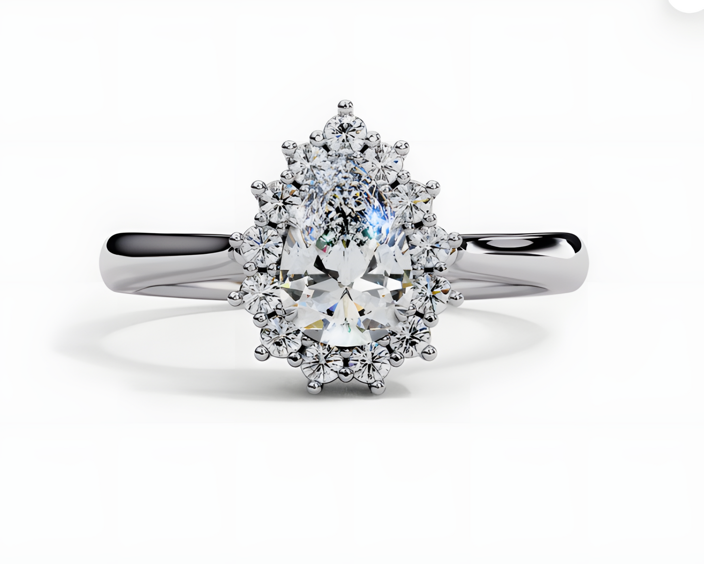 LGD Pear Diamond Solitaire (1.51 Ct) 14k Gold