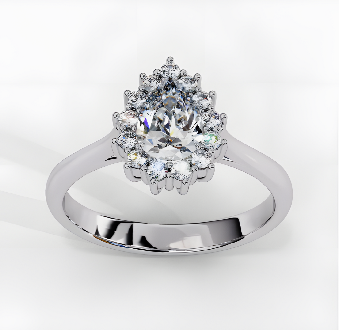 LGD Pear Diamond Solitaire (1.51 Ct) 14k Gold