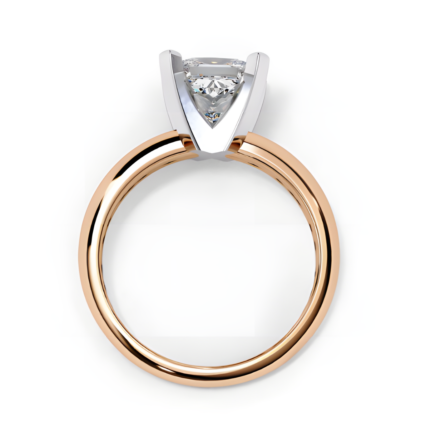 LGD Ring Princess-Cut Stone (1.72 ct) In 14K Gold