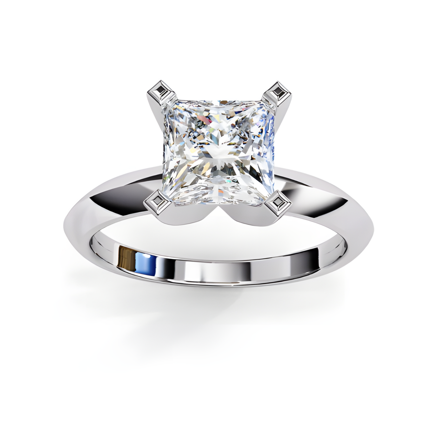 LGD Ring Princess-Cut Stone (1.72 ct) In 14K Gold