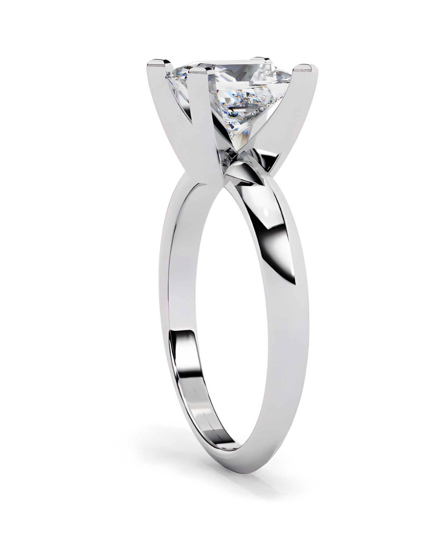 LGD Ring Princess-Cut Stone (1.72 ct) In 14K Gold