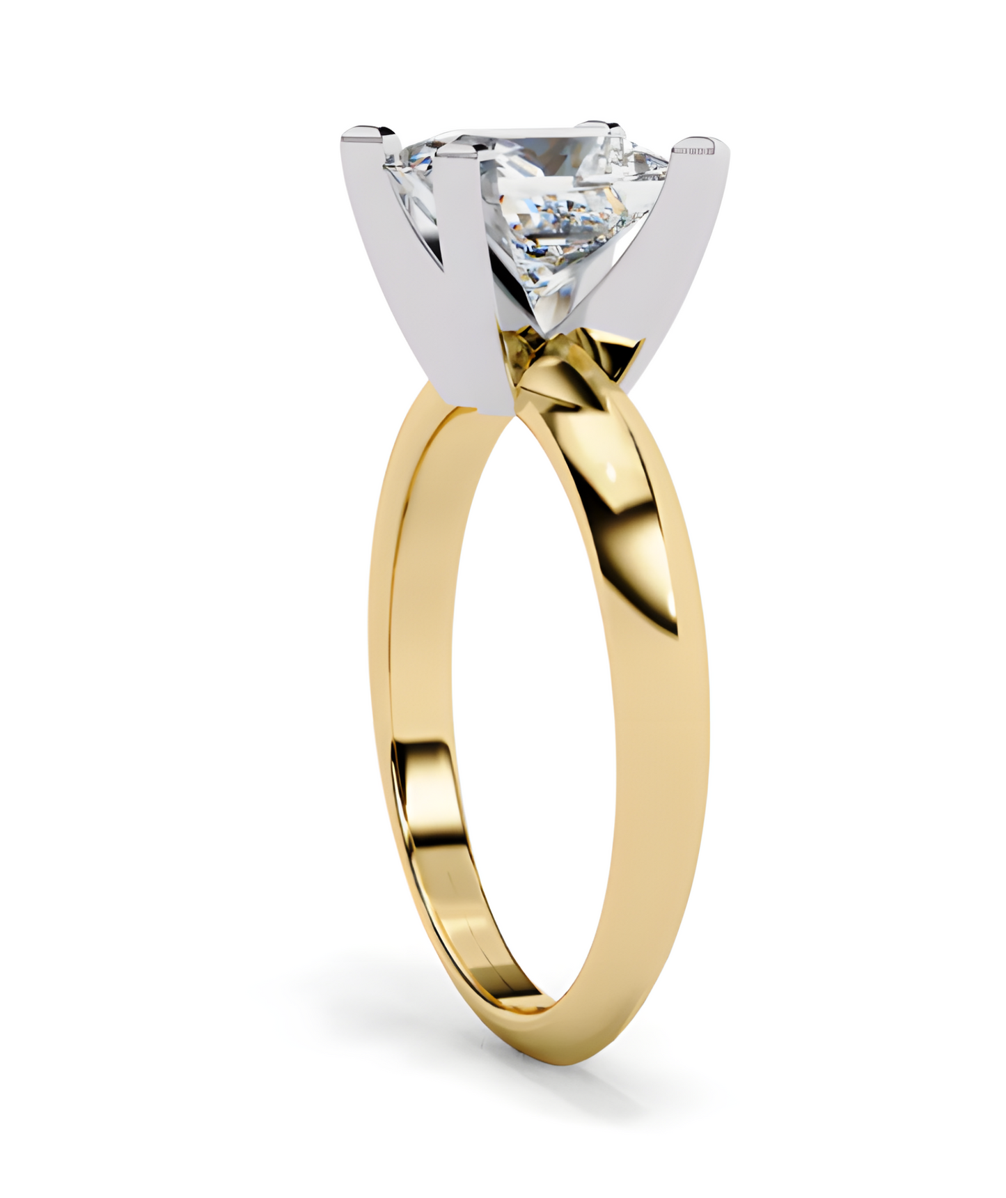 LGD Ring Princess-Cut Stone (1.72 ct) In 14K Gold
