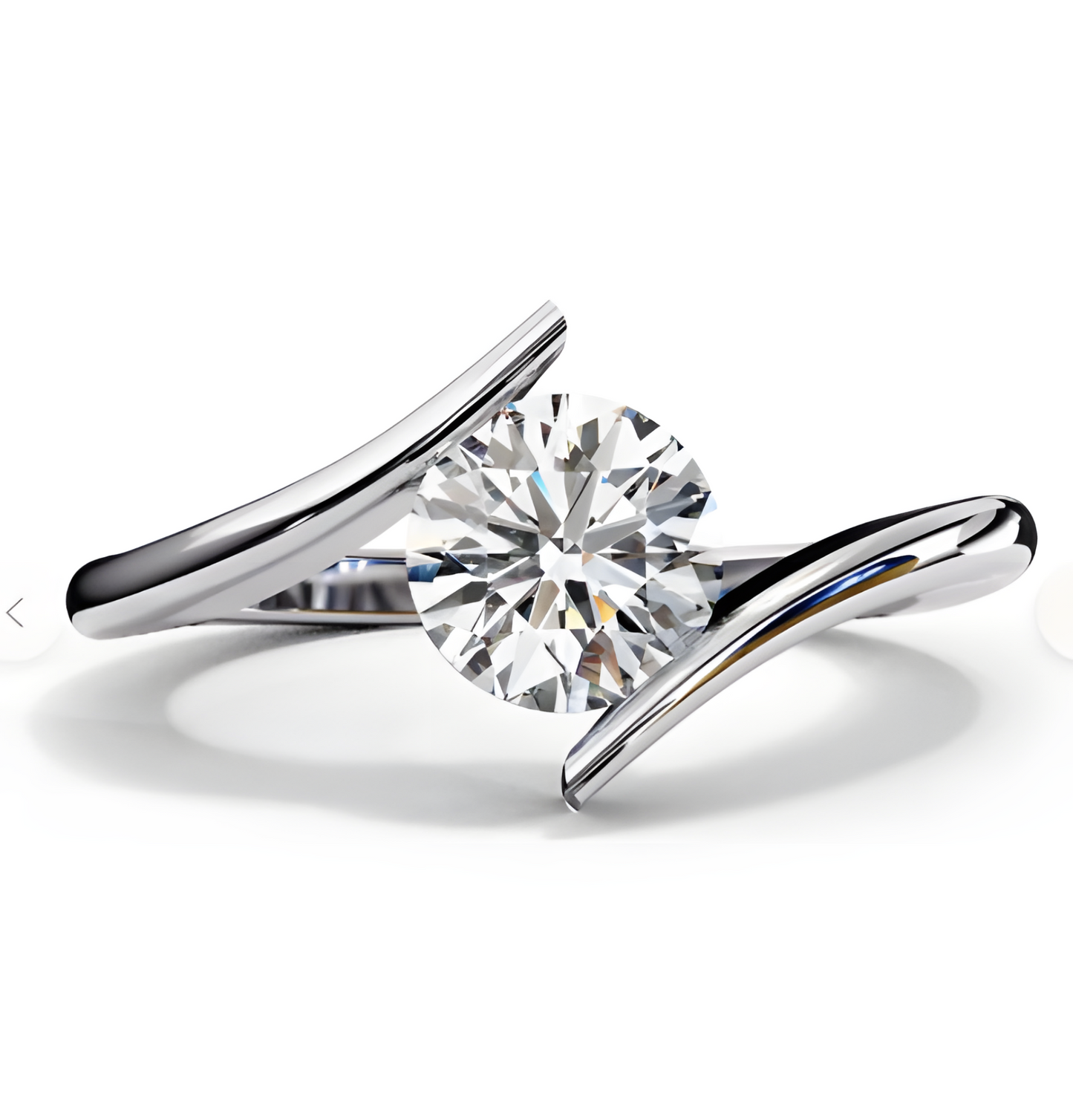 LGD Ring Round Stone (1.00ct) 14K