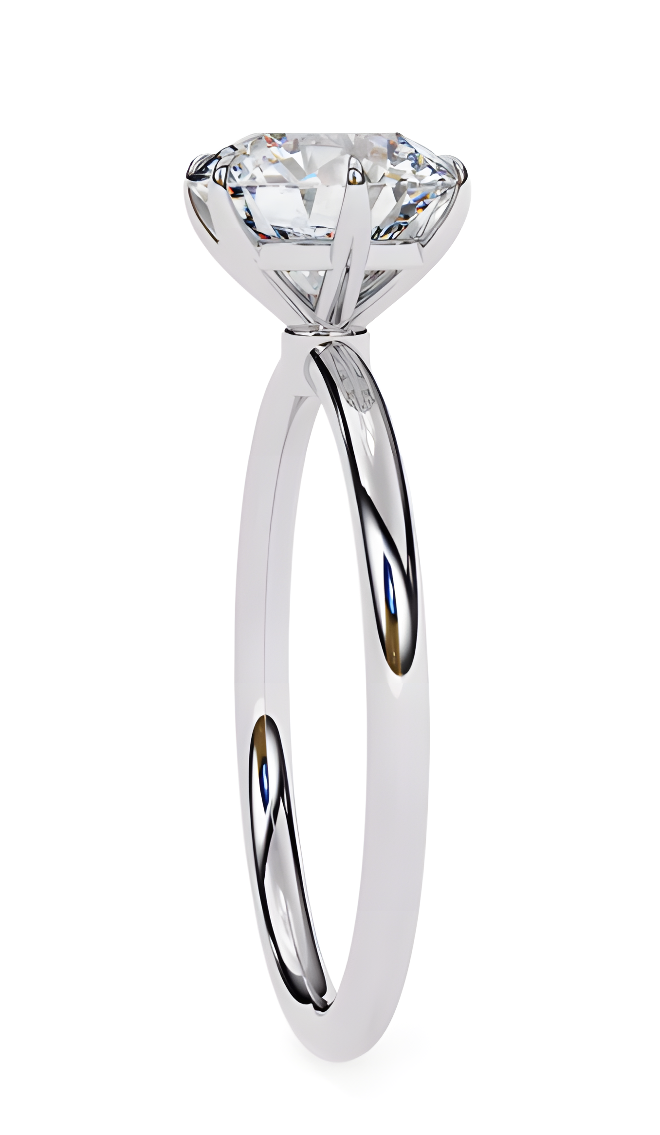LGD Round Solitaire Rings (1.90 Ct) 14k Gold