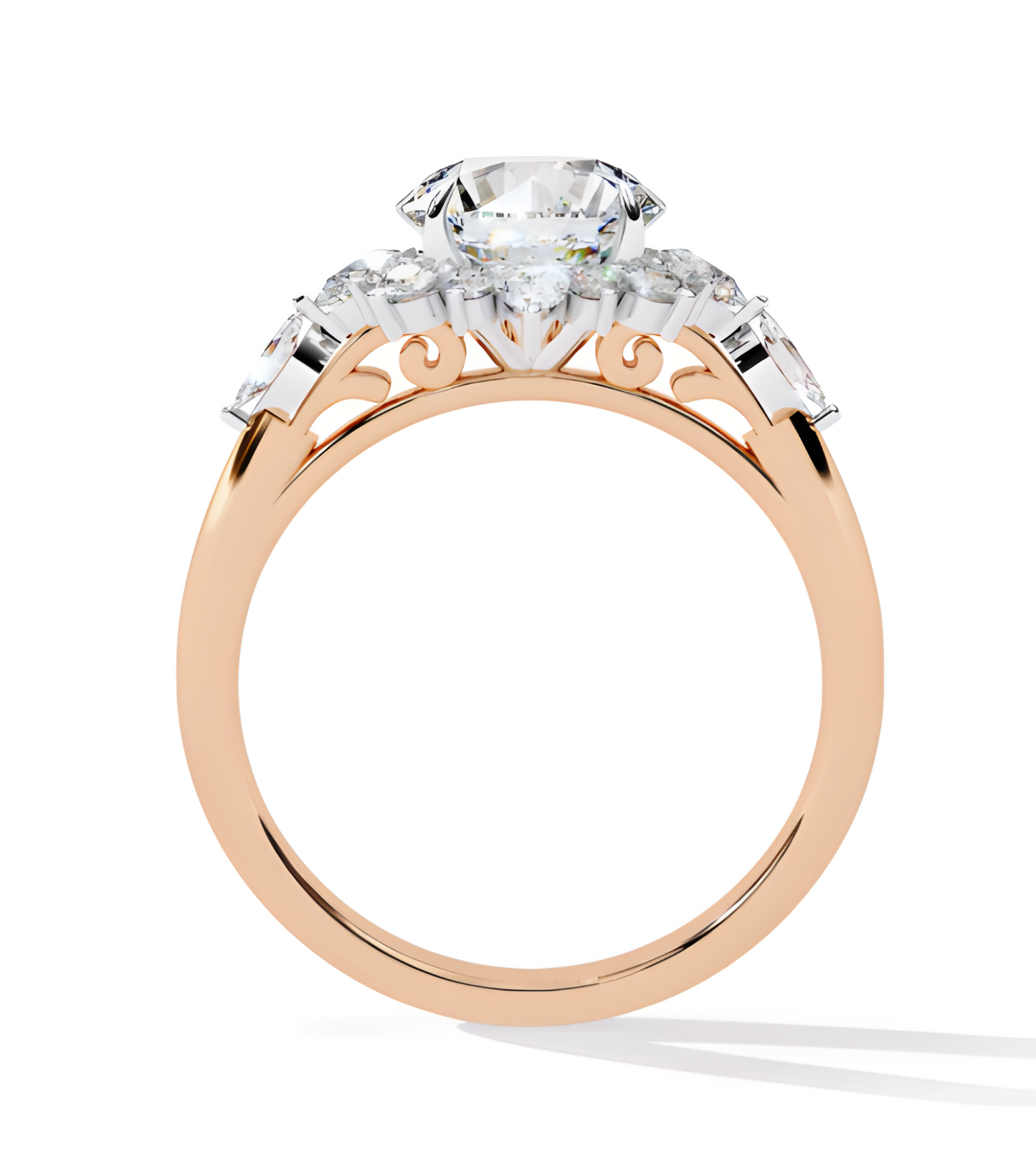 LGD Round Solitaire (1.82 cts) In 14K Gold DCR-34
