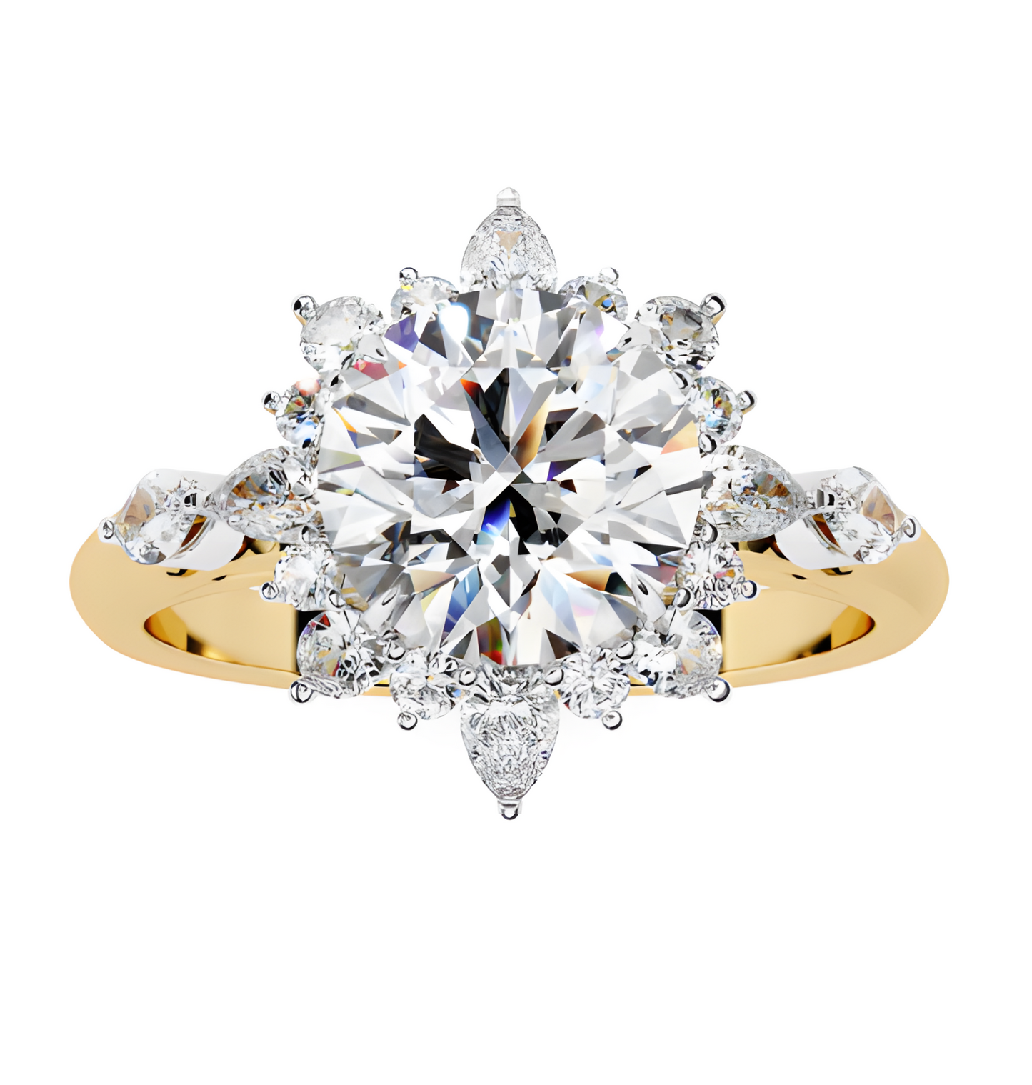 LGD Round Solitaire (1.82 cts) In 14K Gold DCR-34