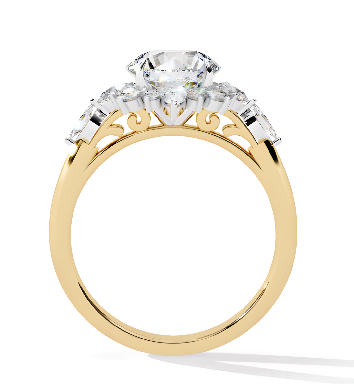 LGD Round Solitaire (1.82 cts) In 14K Gold DCR-34
