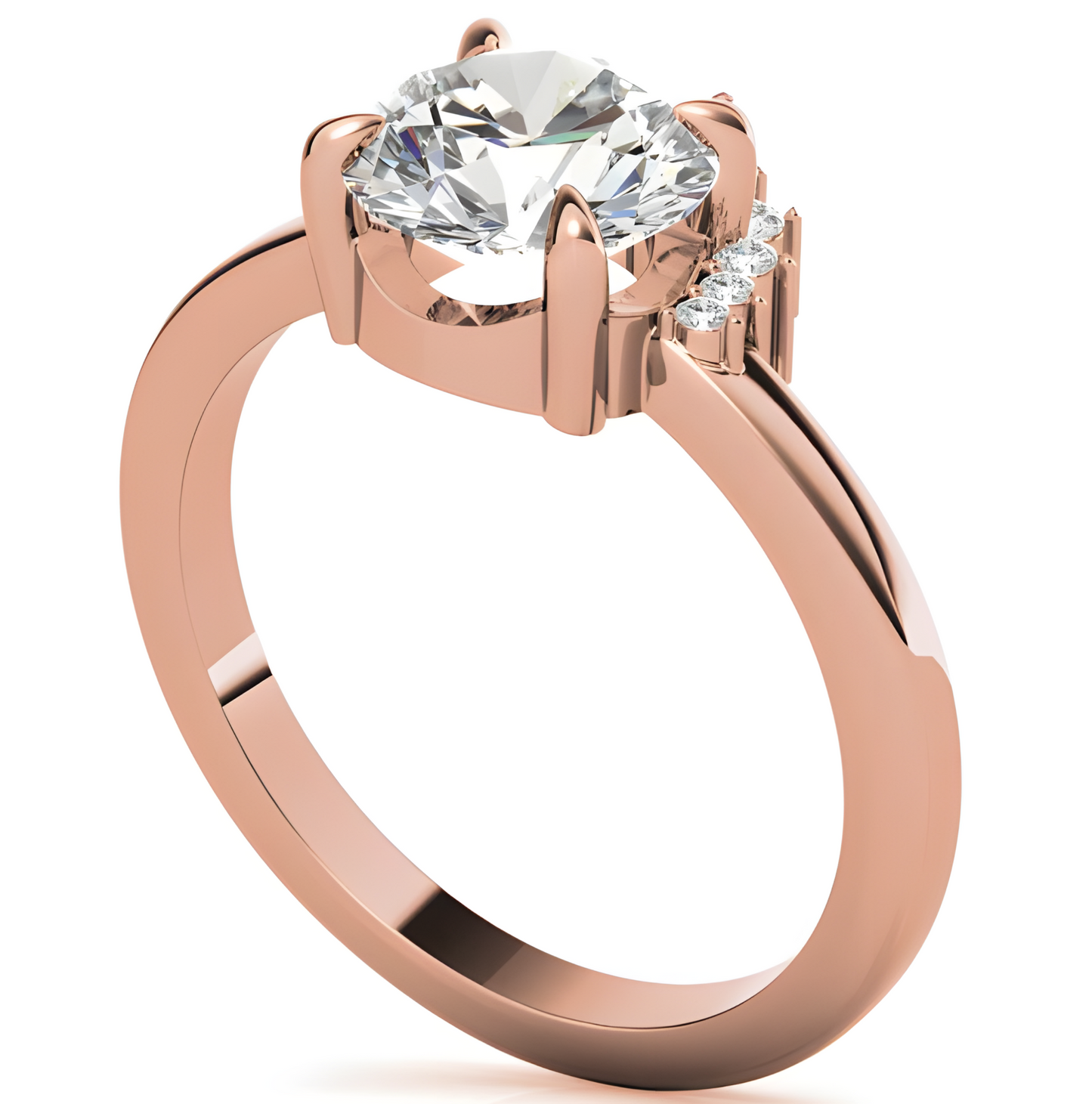 LGD Round Solitaire (1.78 cts) In 14K Gold DCR-33
