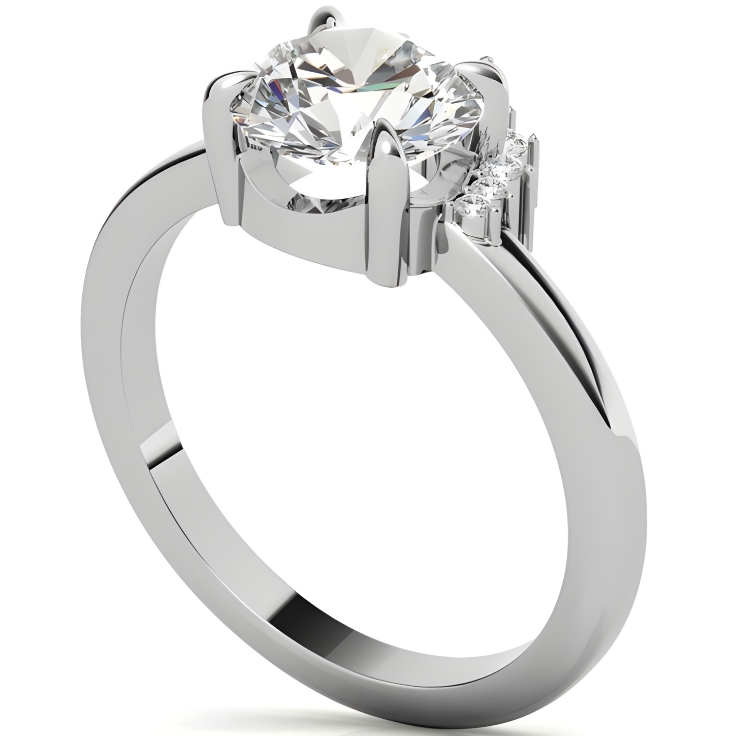LGD Round Solitaire (1.78 cts) In 14K Gold DCR-33