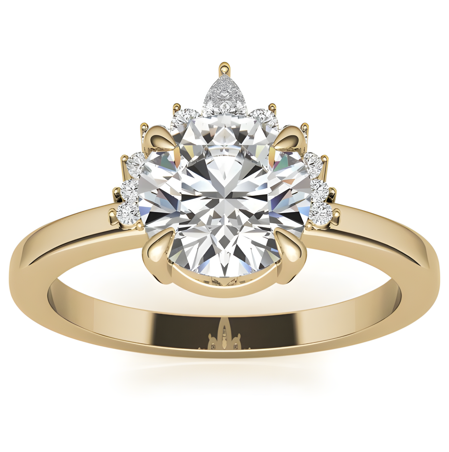LGD Round Solitaire (1.78 cts) In 14K Gold DCR-33