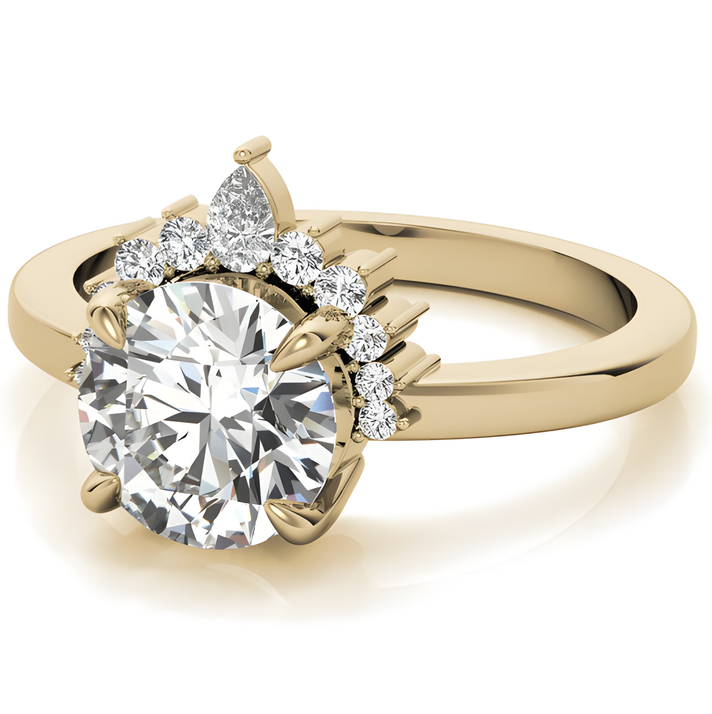 LGD Round Solitaire (1.78 cts) In 14K Gold DCR-33