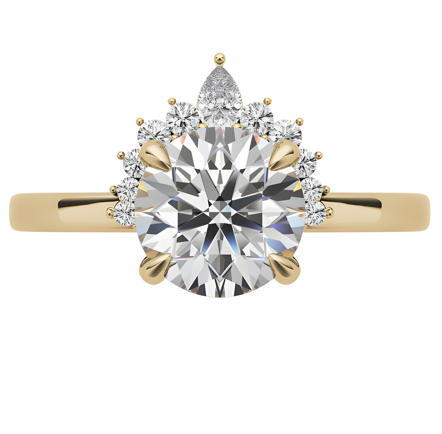 LGD Round Solitaire (1.78 cts) In 14K Gold DCR-33