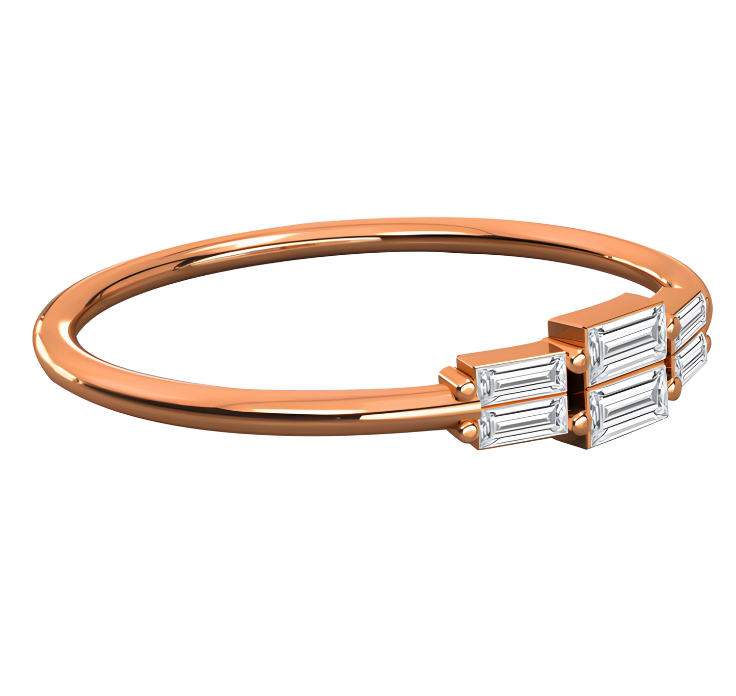 LGD Baguette Solitaire (0.35 cts) In 14K Gold DCR-24