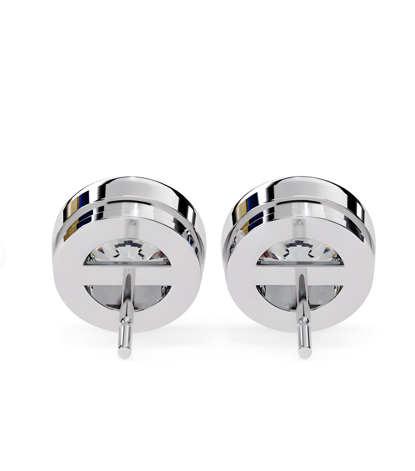 LGD Solitaire Ear Studs (2.20 cts) Round Stone DCER-5