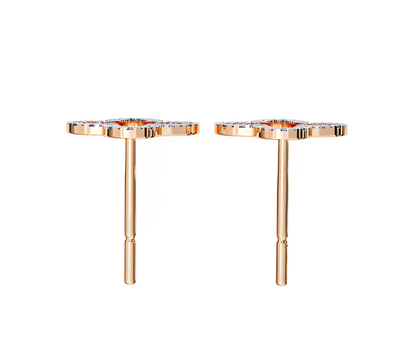 LGD Solitaire Ear Studs (0.25 cts) Round Stone DCER-10