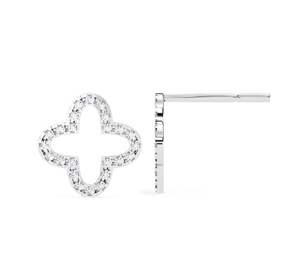 LGD Solitaire Ear Studs (0.25 cts) Round Stone DCER-10