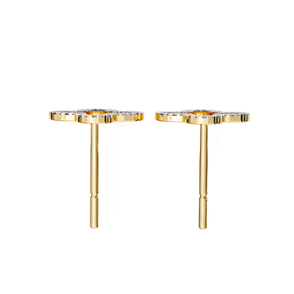 LGD Solitaire Ear Studs (0.25 cts) Round Stone DCER-10