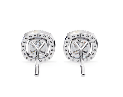 LGD Solitaire Ear Studs (1.66 cts) Round Stone DCER-16