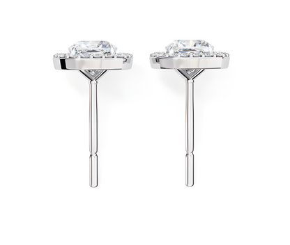 LGD Solitaire Ear Studs (1.66 cts) Round Stone DCER-16