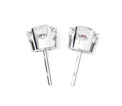 LGD Solitaire Ear Studs (2.58 cts) Round Stone DCER-23