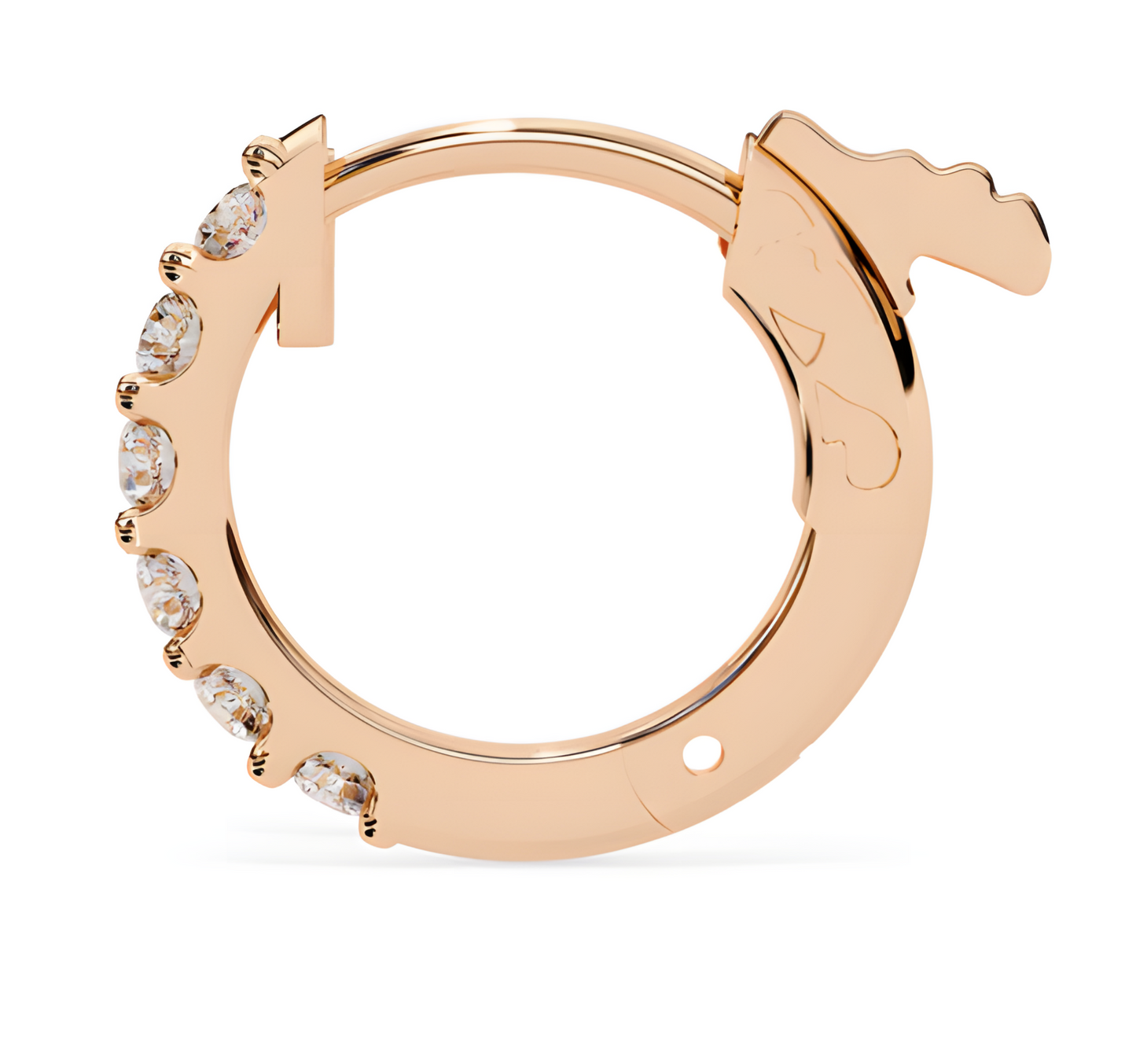 LGD Solitaire Ear Studs (0.36 cts) Round Stone DCER-31
