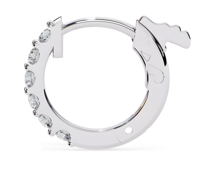 LGD Solitaire Ear Studs (0.36 cts) Round Stone DCER-31