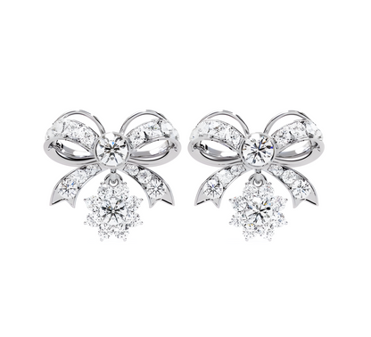 LGD Solitaire Ear Studs (2.22 cts) Round Stone DCER-32