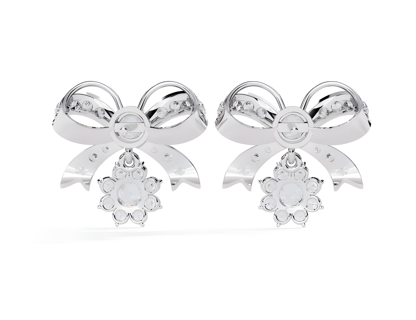 LGD Solitaire Ear Studs (2.22 cts) Round Stone DCER-32