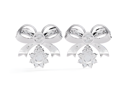 LGD Solitaire Ear Studs (2.22 cts) Round Stone DCER-32