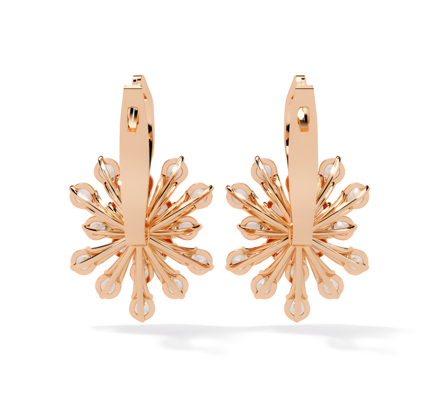 LGD Solitaire Ear Studs (1.75 cts) Round Stone DCER-35