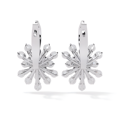 LGD Solitaire Ear Studs (1.75 cts) Round Stone DCER-35