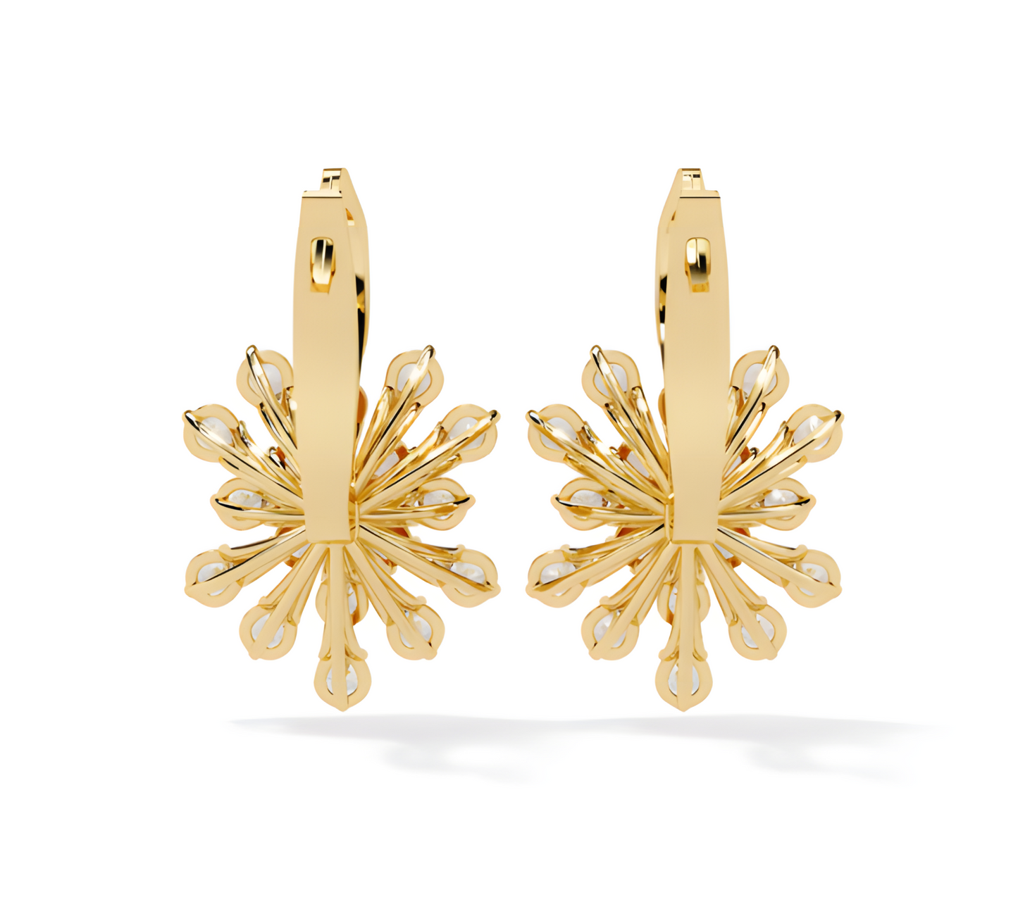 LGD Solitaire Ear Studs (1.75 cts) Round Stone DCER-35