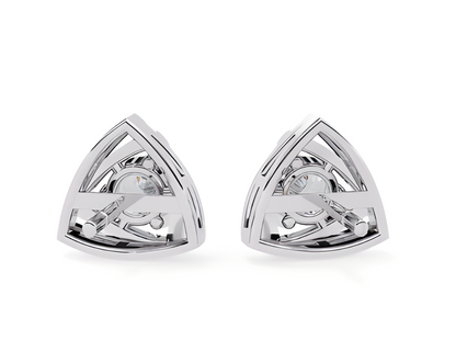 LGD Solitaire Ear Studs (0.60 cts) Round Stone DCER-41