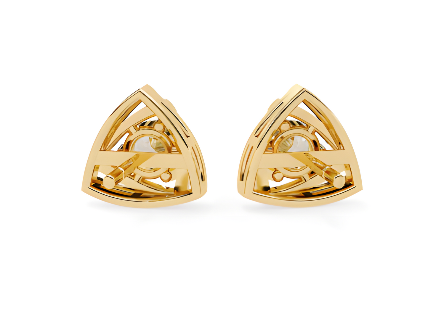 LGD Solitaire Ear Studs (0.60 cts) Round Stone DCER-41
