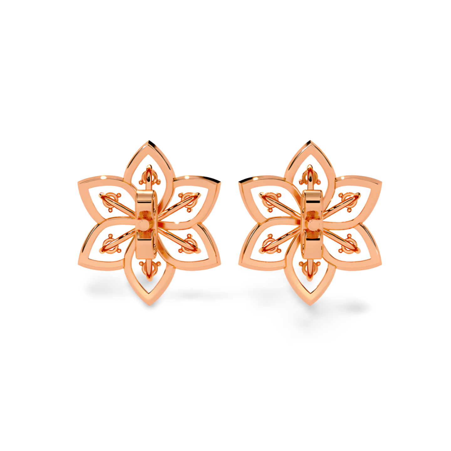 LGD Solitaire Ear Studs (0.12 cts) Round Stone DCER-42