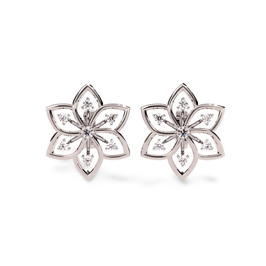 LGD Solitaire Ear Studs (0.12 cts) Round Stone DCER-42
